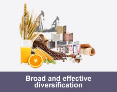 Broad and effective diversification